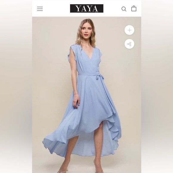 Yaya & Co SARA - WRAP CHIFFON DRESS - Picture 5 of 6